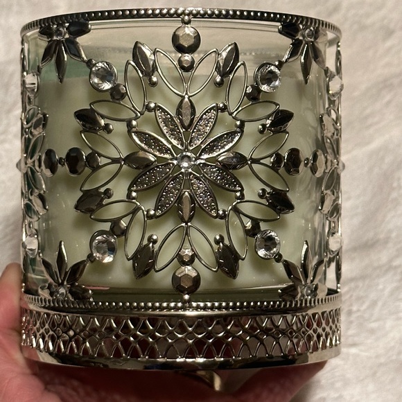 Bath & Body Works Accents Bath Body Works Rhinestone 3 Wick Candle